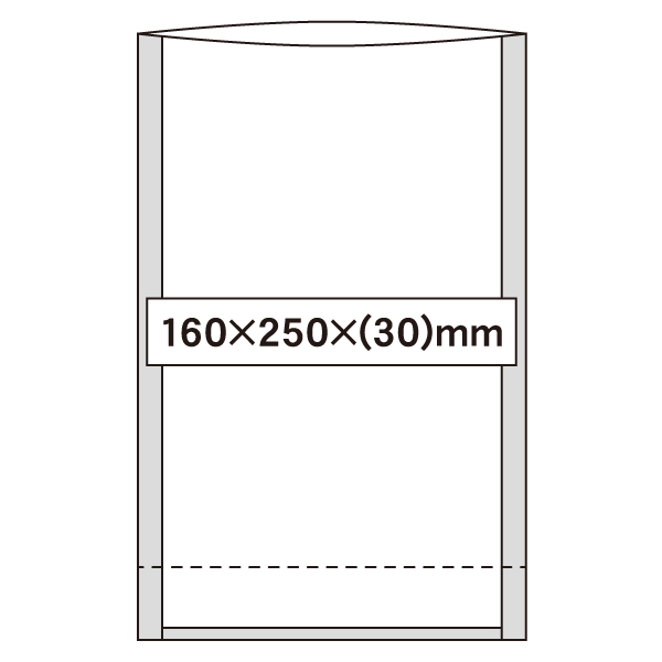 NS 透明スタンド袋 160×250×(30)mm