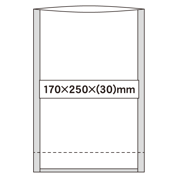 NS 透明スタンド袋 170×250×(30)mm