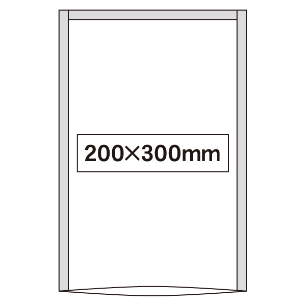 SOC 透明三方袋 200×300mm