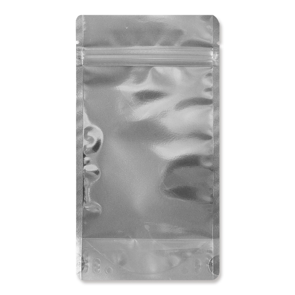 アルミチャック付スタンド袋 100×160＋30×(29)mm 脱酸素剤対応