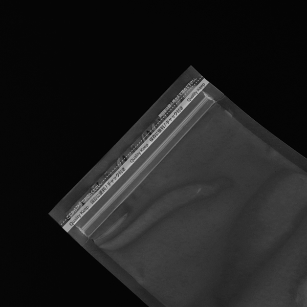 CB チャック付透明三方袋 100×150＋25mm 脱酸素剤対応